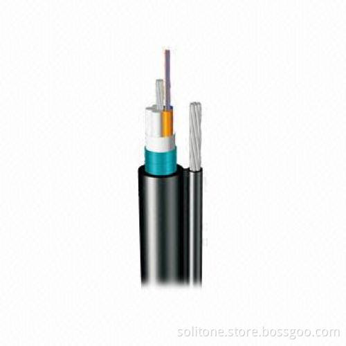 Outdoor Fiber-optic Cable, GYTC85, Self-supporting Aerial Cable